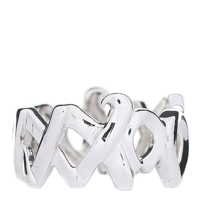 Tiffany Sterling Silver Paloma Picasso Love Kisses Ring 50 5.5 1 of 6