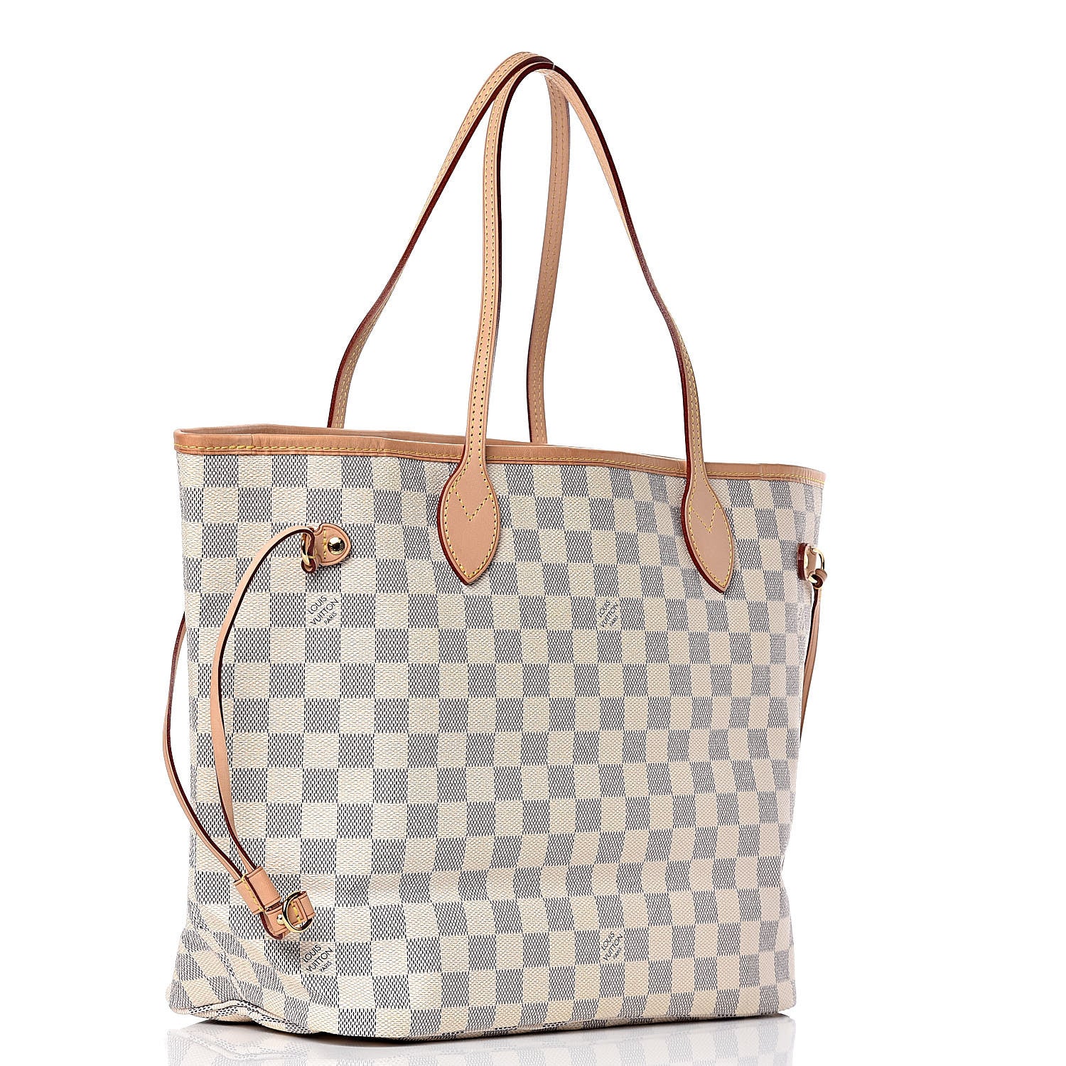 Louis Vuitton Damier Azur Neverfull MM 3 of 9