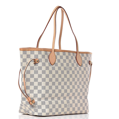 Louis Vuitton Damier Azur Neverfull MM 3 of 9