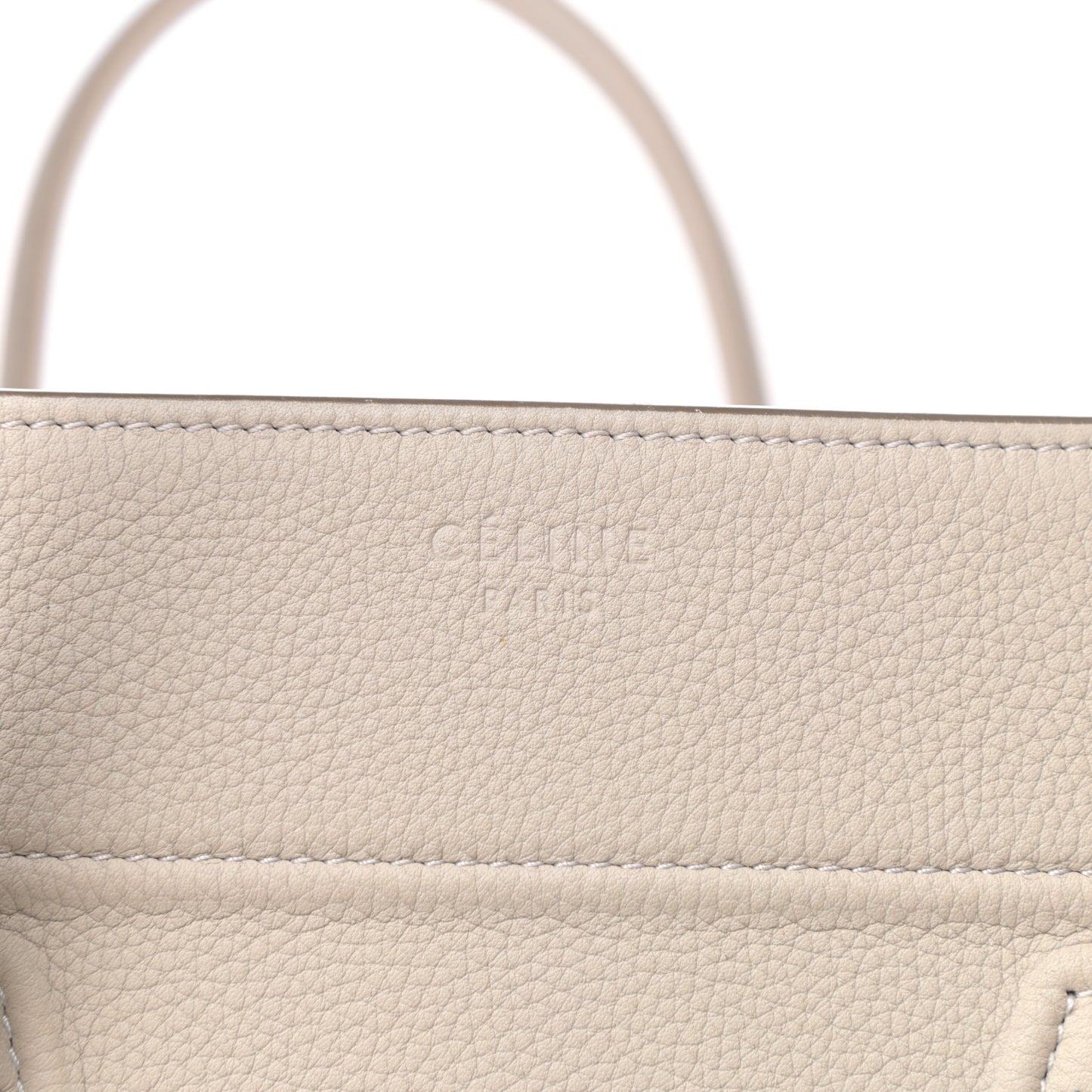 Grained Calfskin Medium Phantom Luggage Grey