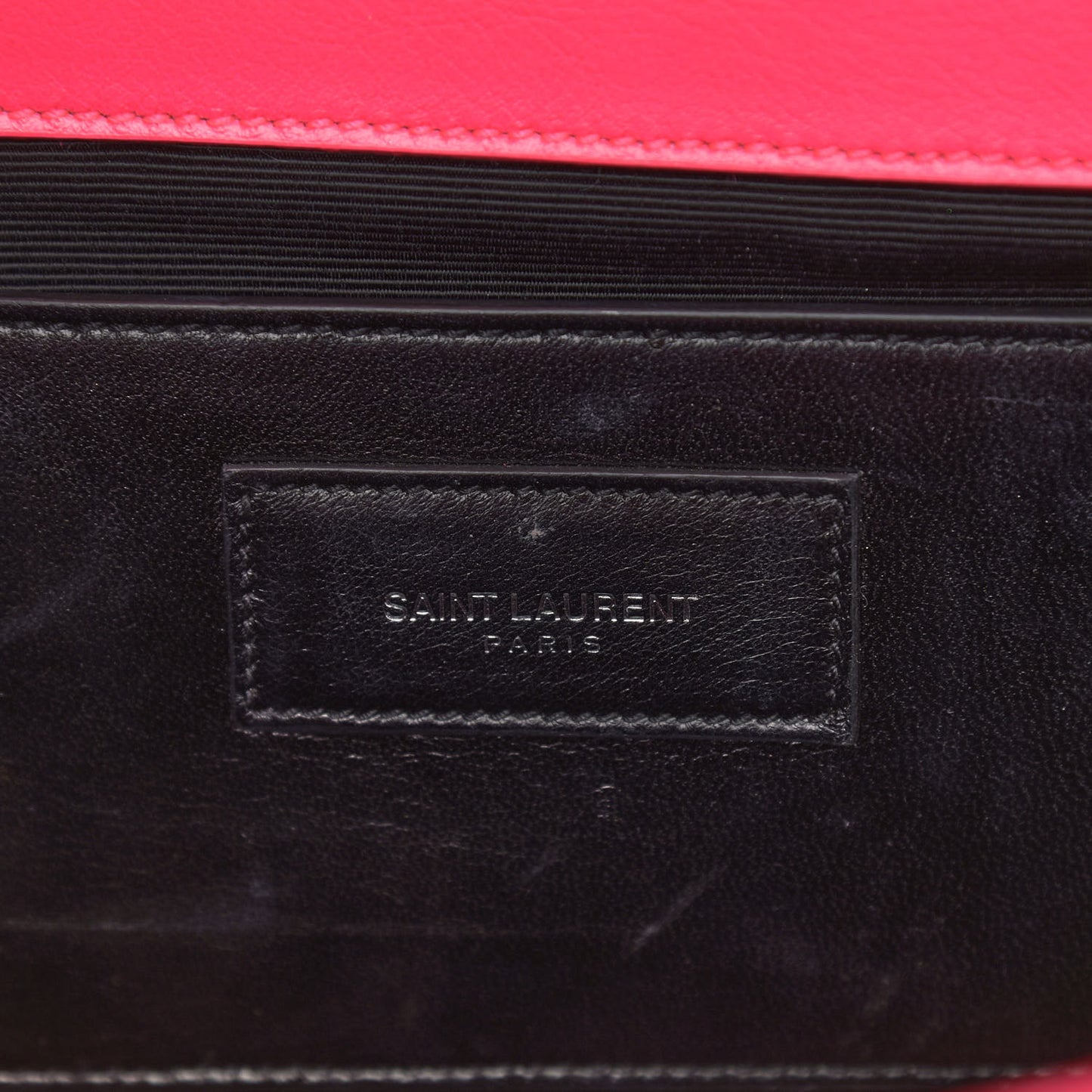 Calfskin Classic Monogram Cassandre Clutch Lipstick Fuchsia