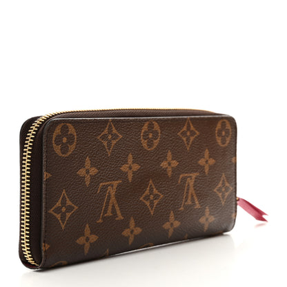 Louis Vuitton Monogram Clemence Wallet Fuchsia 3 of 7