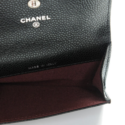 Chanel Caviar Quilted Flap Card Holder Black 5 of 8