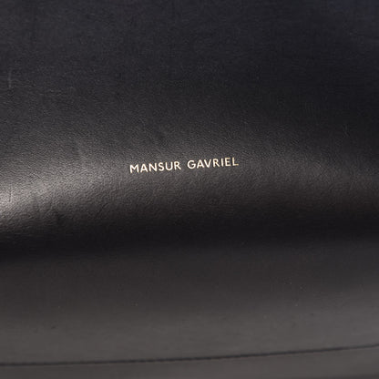 Mansur Gavriel Vegetable Tanned Calfskin Mini Backpack Black Ballerina 9 of 9