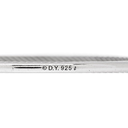David Yurman Sterling Silver Classics Cable Bangle Bracelet 3 of 4