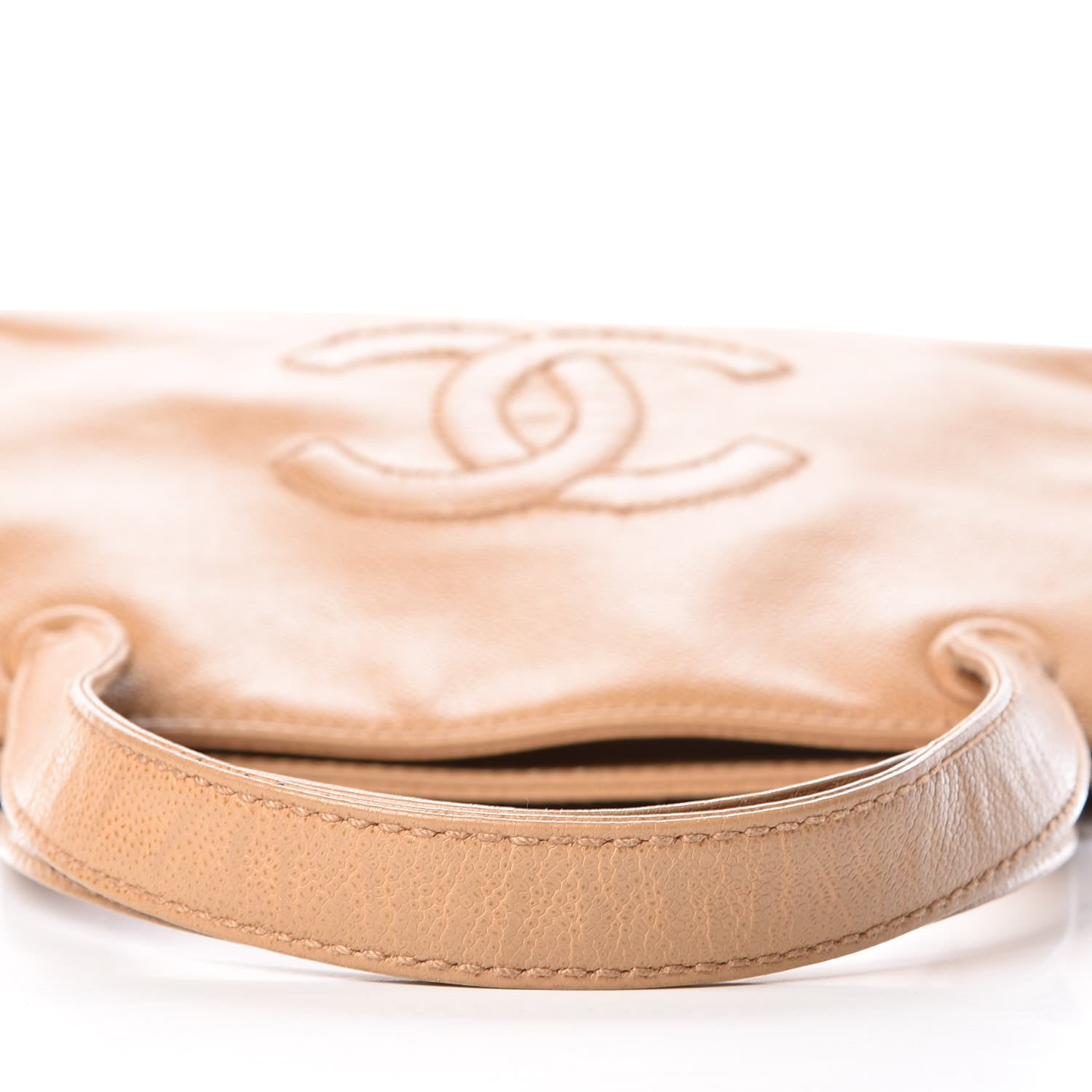 Chanel Caviar CC Shoulder Bag Beige 10 of 16