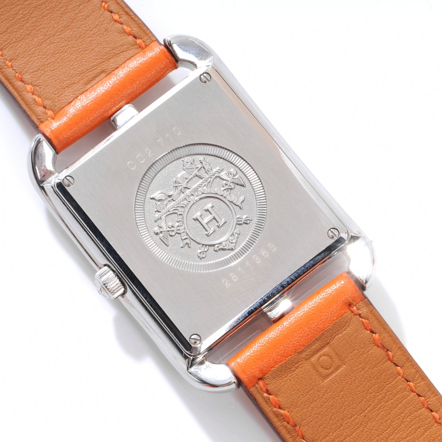 Stainless Steel Swift 29mm Cape Cod Double Tour Quartz Watch Orange