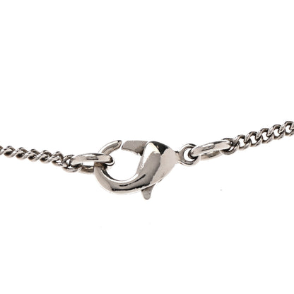 Chanel Baguette Crystal CC Pearl Drop Art Decoco Necklace Silver 5 of 6