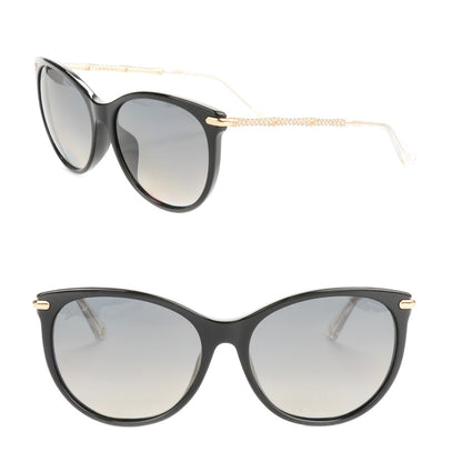 Gucci Crystal Bamboo Cat Eye GG 3777/N/F/S Sunglasses Silver 1 of 5