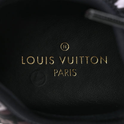 Louis Vuitton Neoprene Mesh Rubber Monogram Camo Fastlane Low Sneakers 5 Black 8 of 8