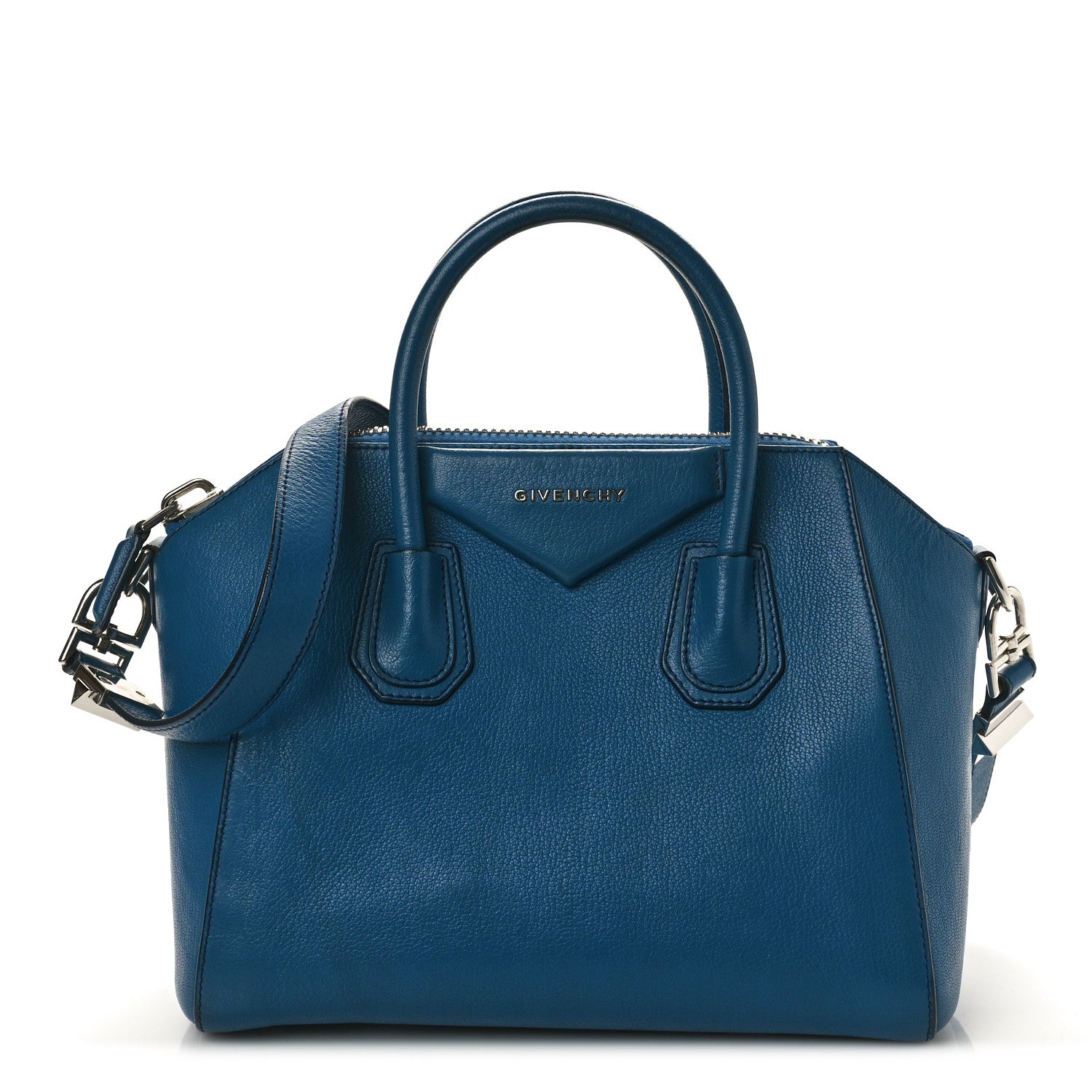 Givenchy Sugar Goatskin Small Antigona Indigo Blue 1 of 12