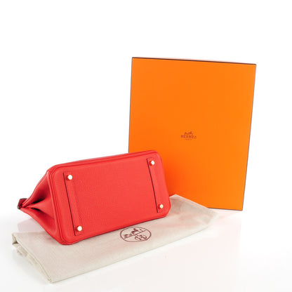 Hermes Togo Birkin 30 Geranium 6 of 21