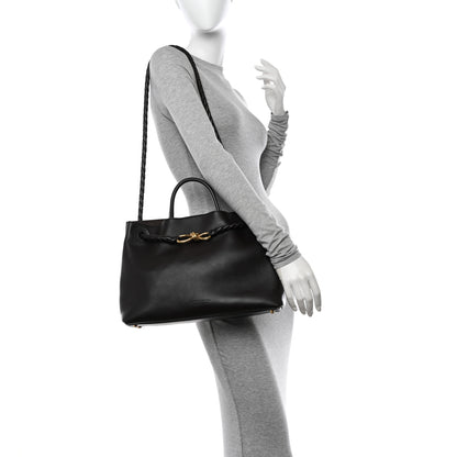 Bottega Veneta Silky Calfskin Medium Andiamo Shoulder Bag Fondant 2 of 9