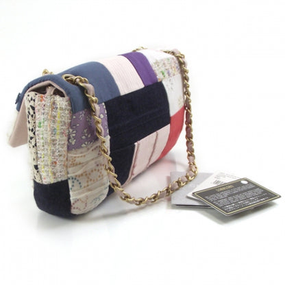 Chanel Fabric Patchwork Medium Flap Bag 3 of 12