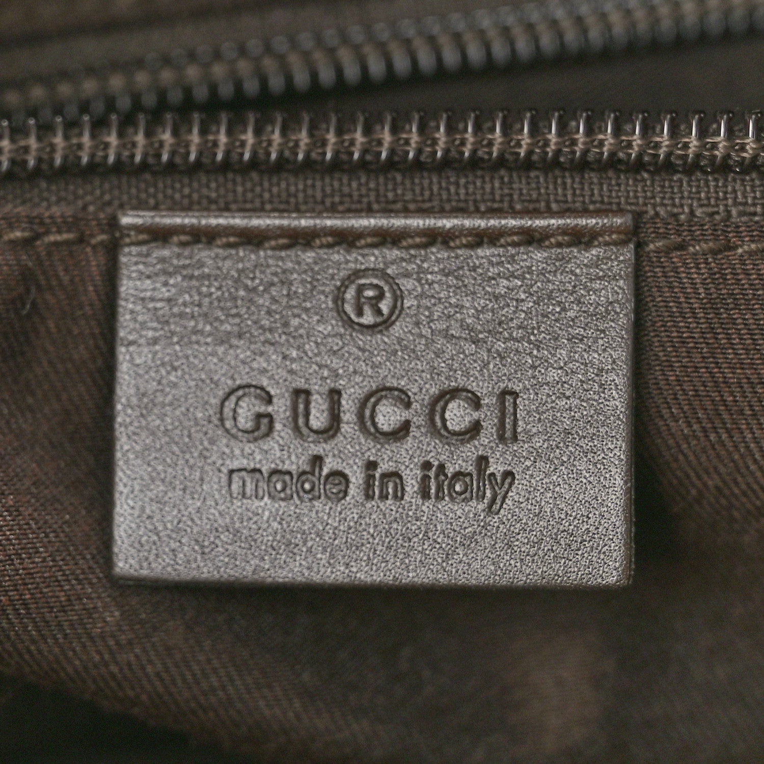 Gucci Monogram Calfskin Perforated Medium Flat Messenger Bag Dark Brown 6 of 12