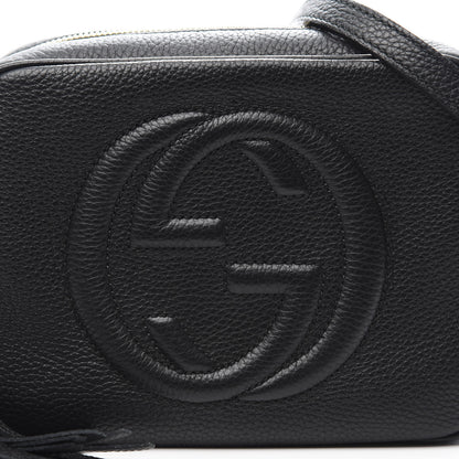 Gucci Pebbled Calfskin Small Soho Disco Bag Black 10 of 11