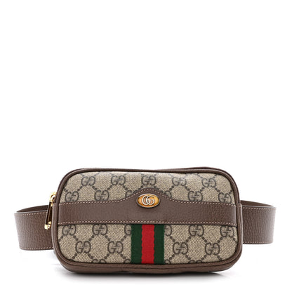 Gucci GG Supreme Monogram Ophidia Belted iPhone Case 85 34 Dark Brown 1 of 12