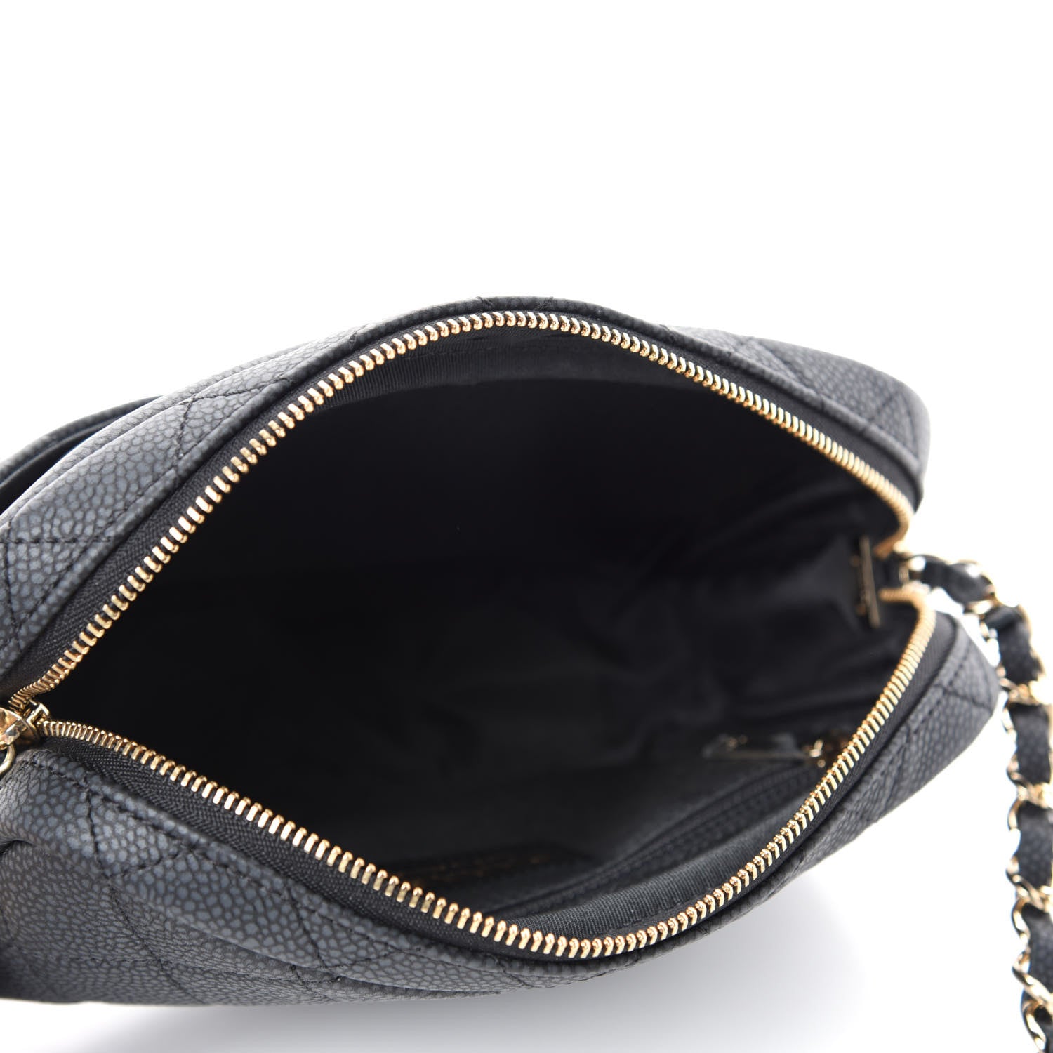 Chanel Iridescent Caviar Quilted Small Coco Tassel Camera Case Black 5 of 10