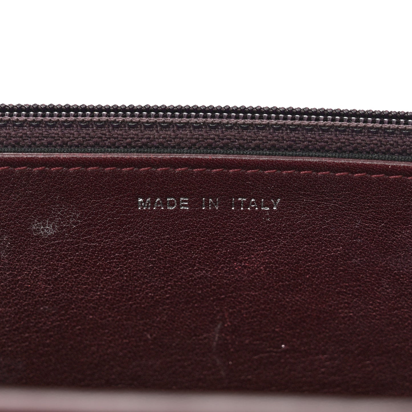 Patent Coco Cabas Wallet On Chain WOC Burgundy