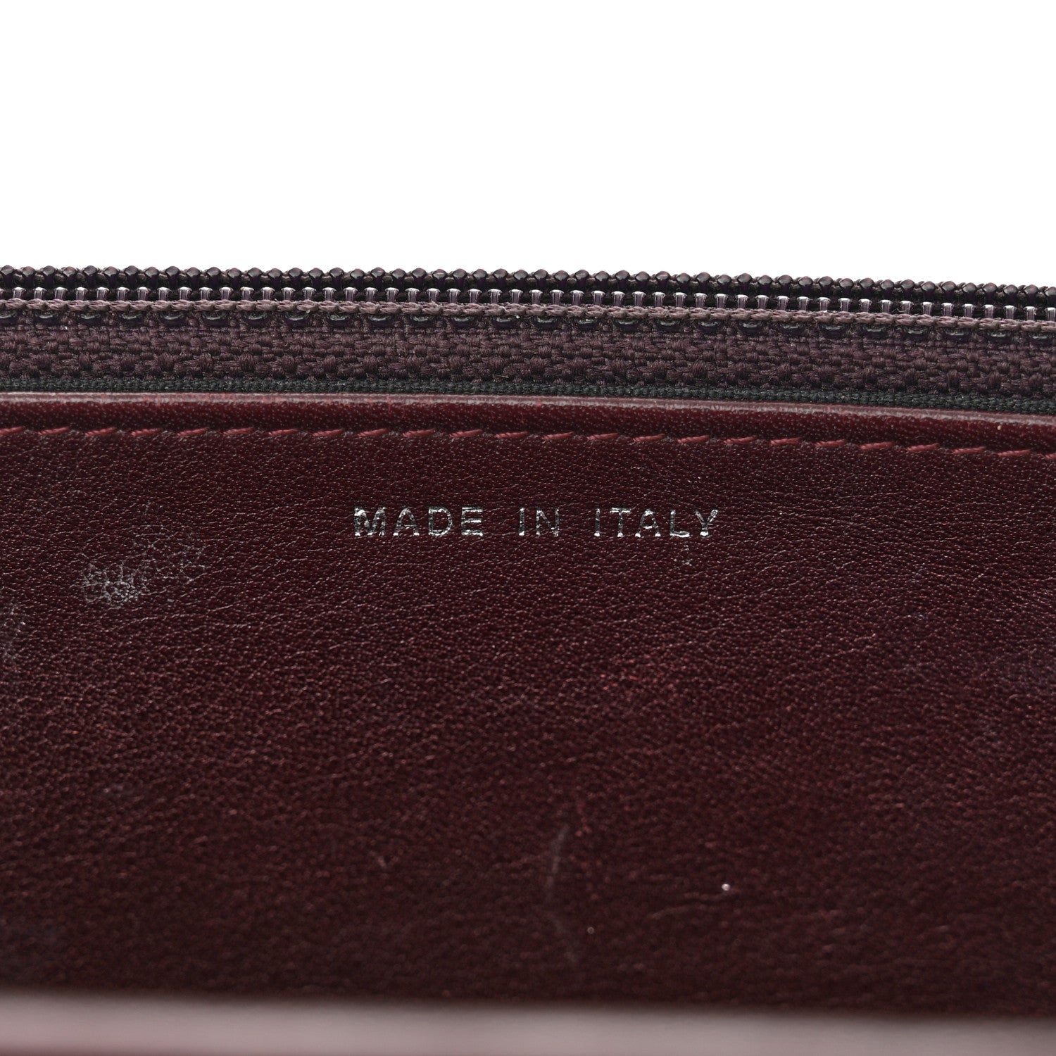 Chanel Patent Coco Cabas Wallet On Chain WOC Burgundy 7 of 24