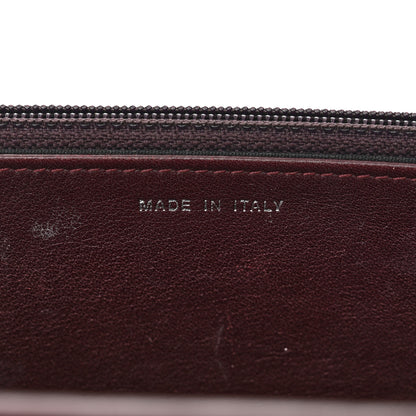 Chanel Patent Coco Cabas Wallet On Chain WOC Burgundy 7 of 24