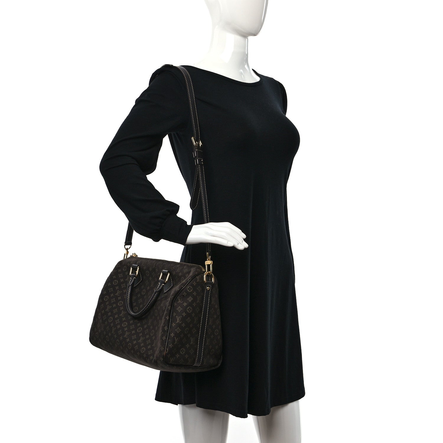 Louis Vuitton Monogram Idylle Speedy Bandouliere 30 Fusain 2 of 12