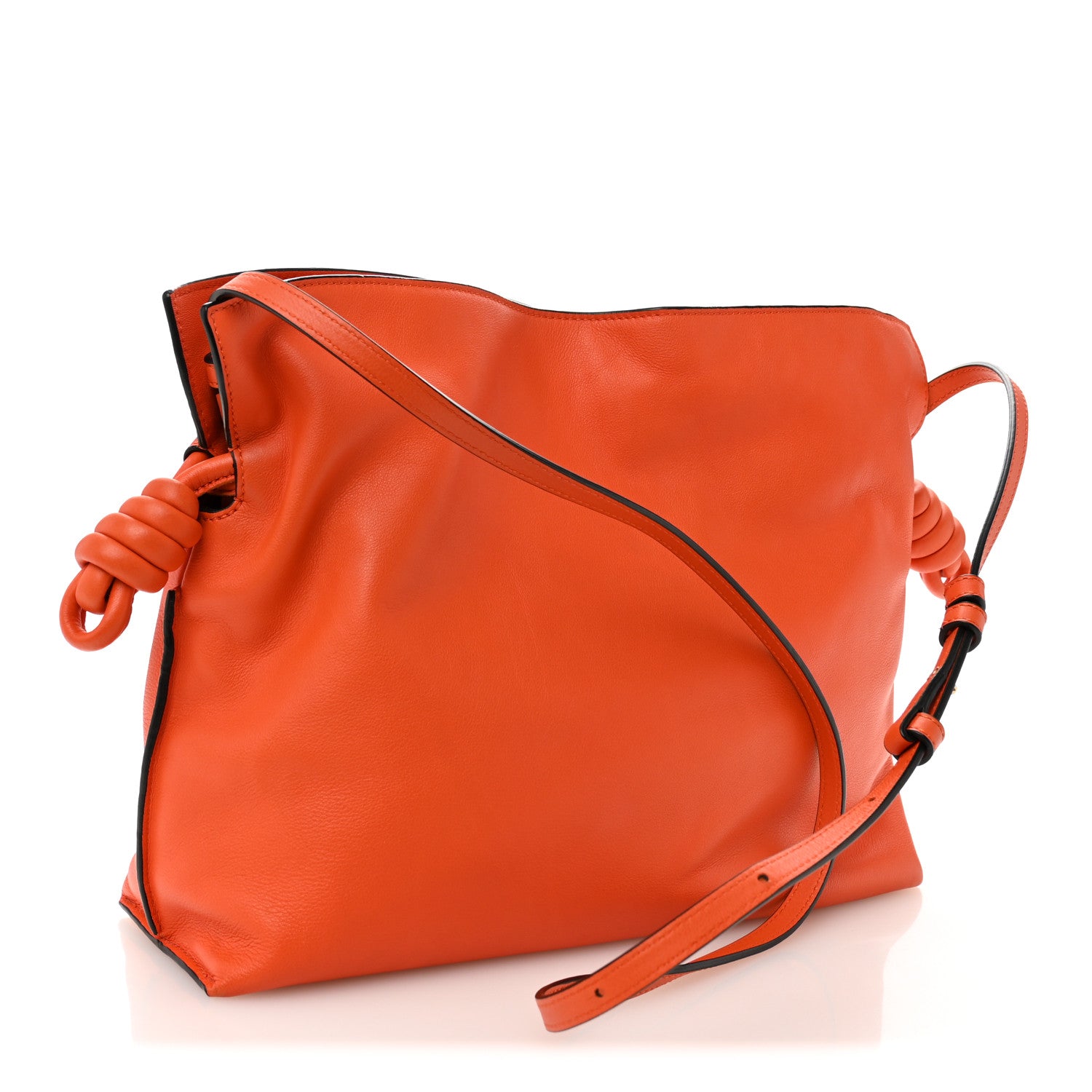 Loewe Nappa Medium Flamenco Knot Bag Orange 3 of 10