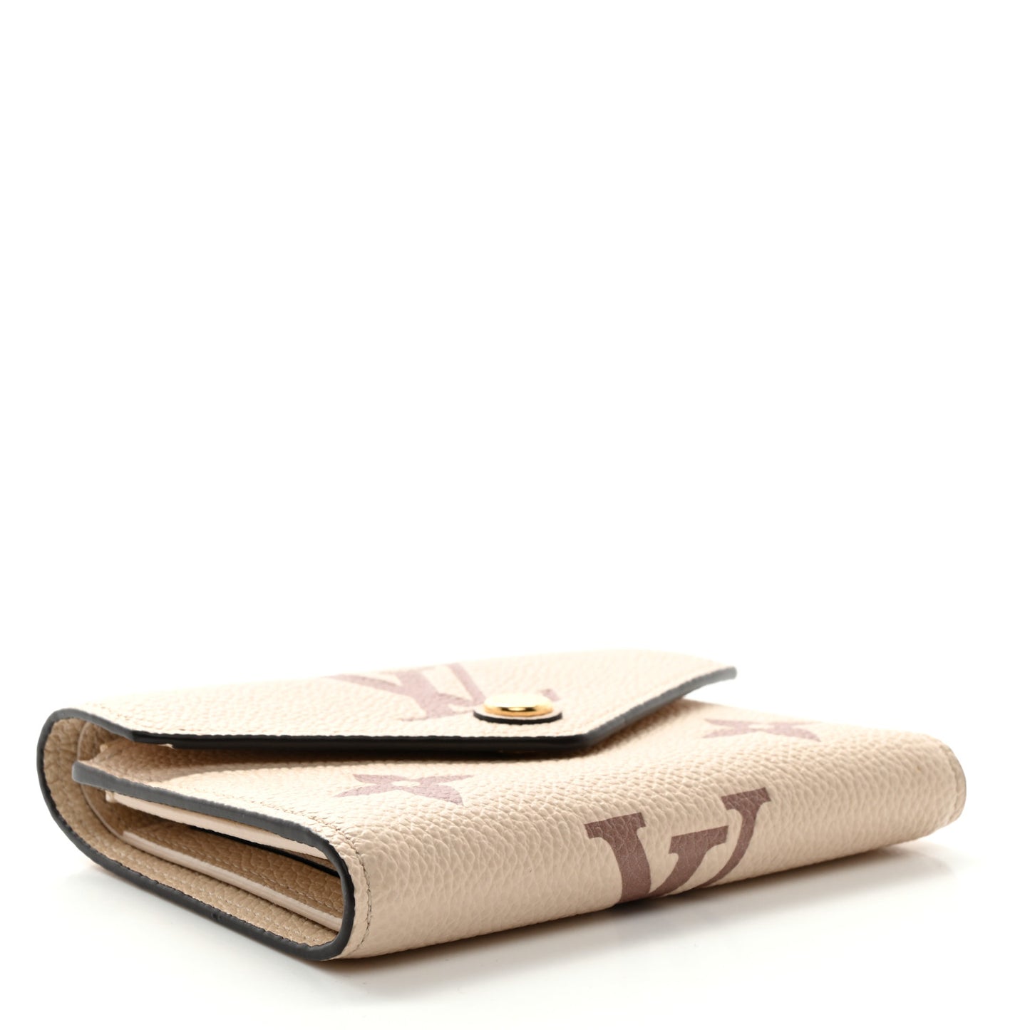 Empreinte Monogram Giant Victorine Wallet Creme Bois De Rose