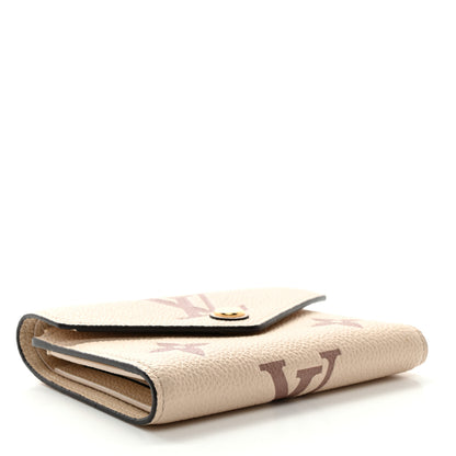 Louis Vuitton Empreinte Monogram Giant Victorine Wallet Creme Bois De Rose 4 of 6
