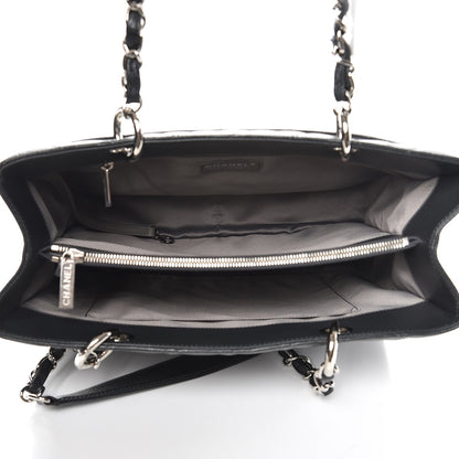 Chanel Caviar Quilted Grand Shopping Tote GST Dark Grey 5 of 8