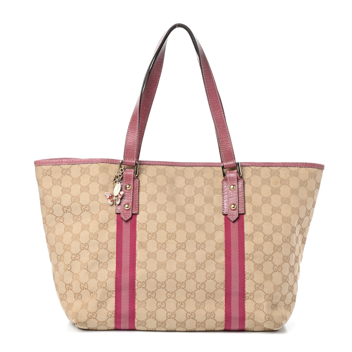 Gucci Monogram Large Jolicoeur Tote Pink 1 of 9