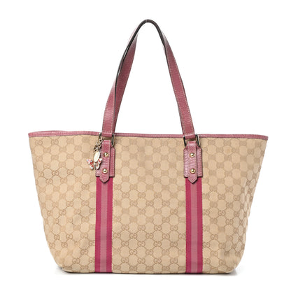 Gucci Monogram Large Jolicoeur Tote Pink 1 of 9