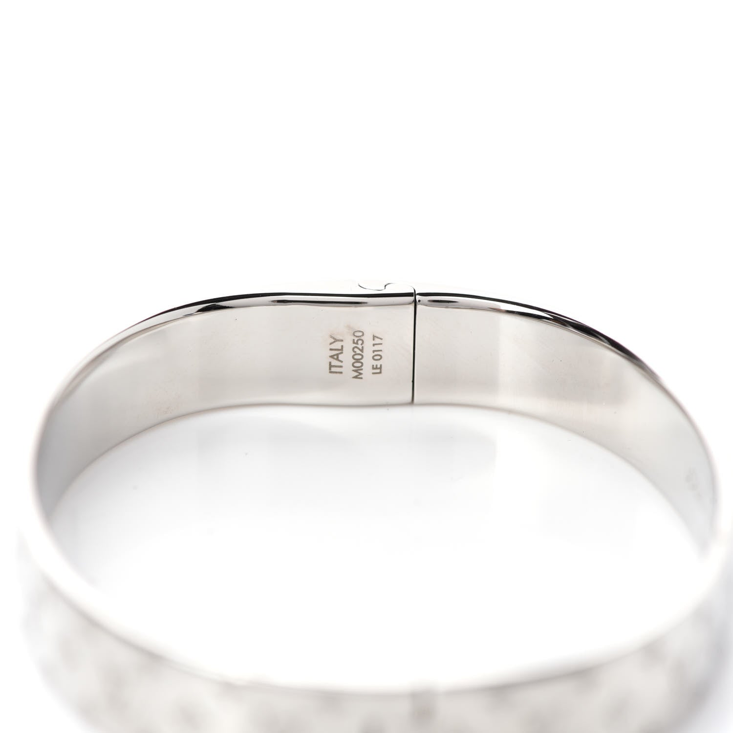 Louis Vuitton Palladium Monogram Nanogram Cuff M 6 of 7