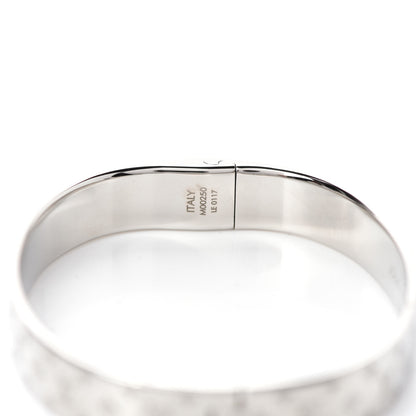 Louis Vuitton Palladium Monogram Nanogram Cuff M 6 of 7