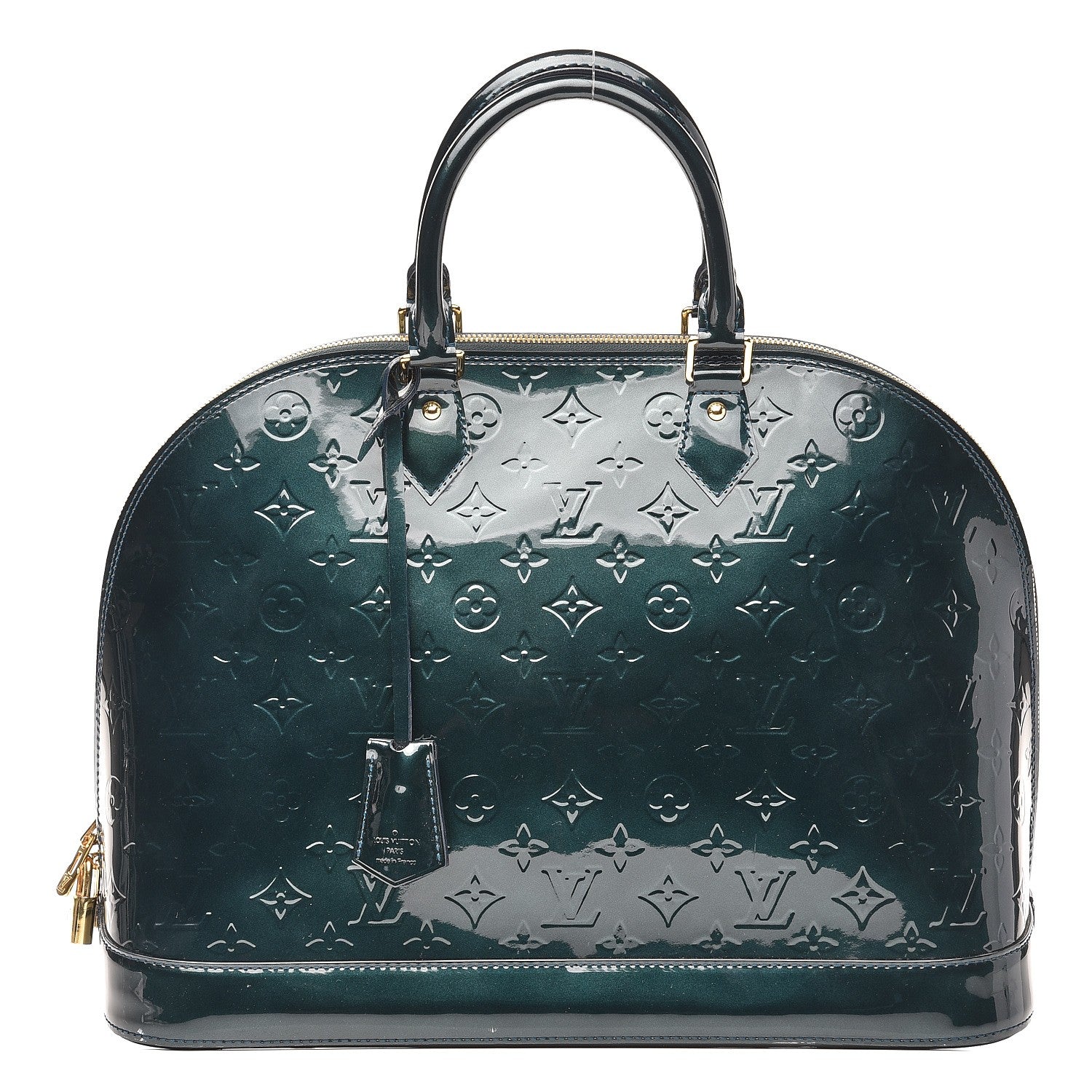 Louis Vuitton Vernis Alma GM Blue Nuit 1 of 7