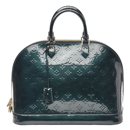 Louis Vuitton Vernis Alma GM Blue Nuit 1 of 7