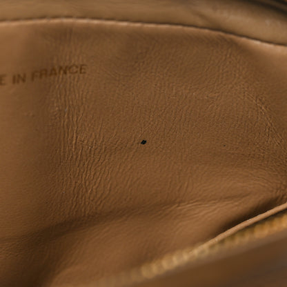 Chanel Lambskin Quilted Flap Camera Case Brown 13 of 14