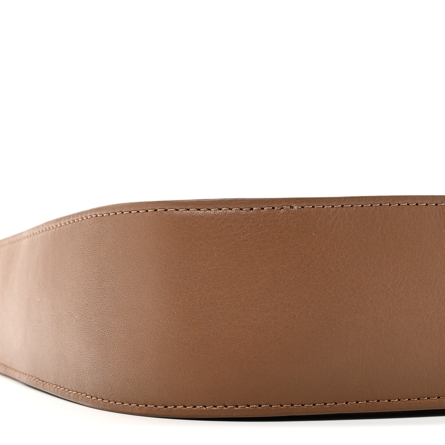 The Row Smooth Calfskin Half Moon Shoulder Bag Chestnut 8 of 9