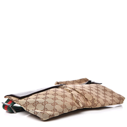 Gucci Monogram Web Belt Bag Dark Brown 4 of 10
