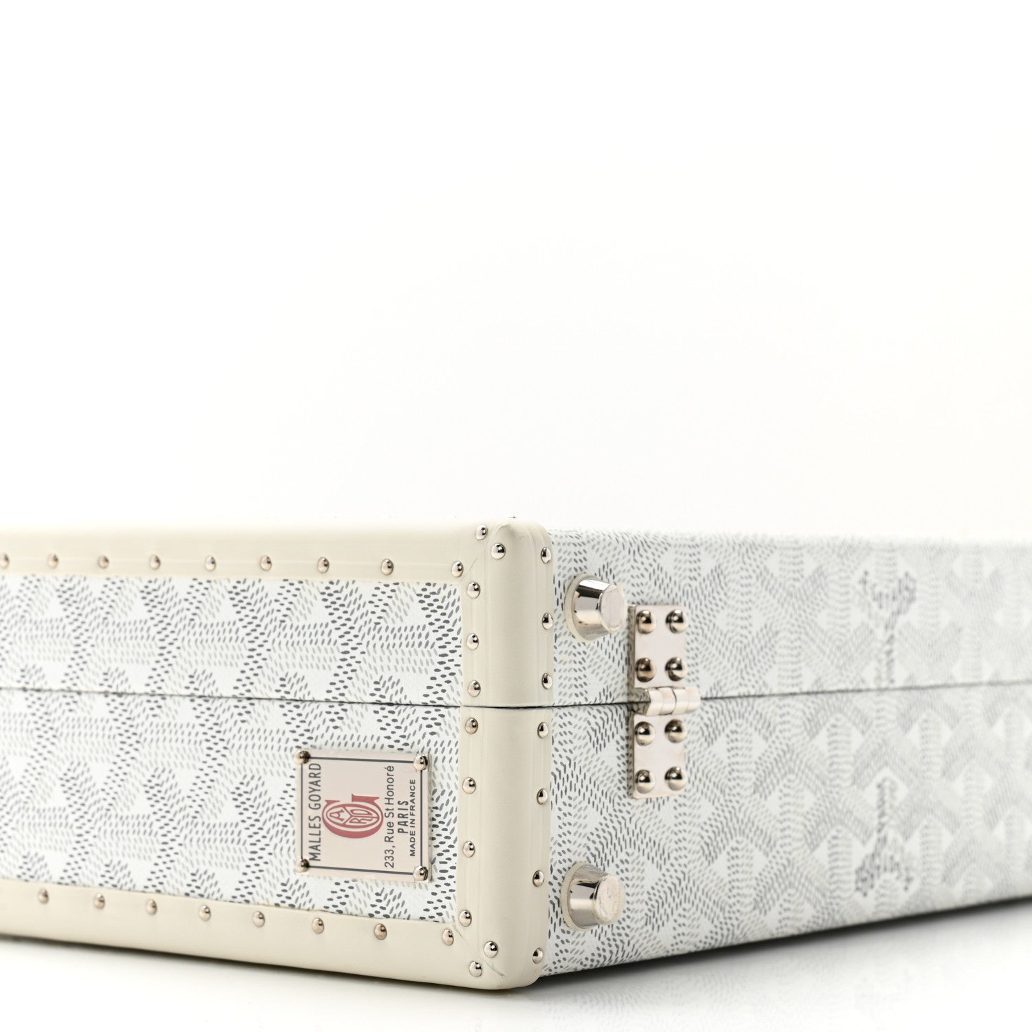 Goyard Goyardine Grand Hotel Trunk White 9 of 12