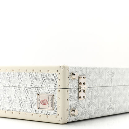 Goyard Goyardine Grand Hotel Trunk White 9 of 12