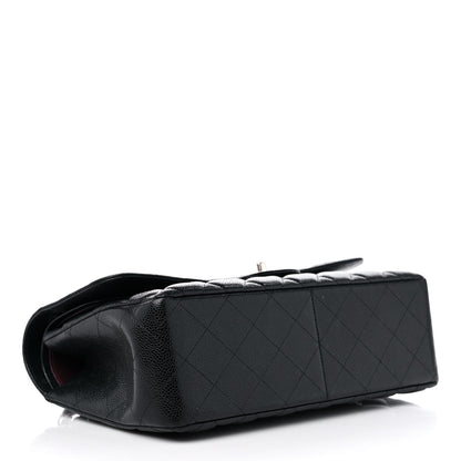 Chanel Caviar Quilted Jumbo Double Flap Black 4 of 14