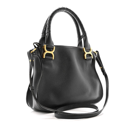 Chloe Calfskin Small Marcie Satchel Black 3 of 13