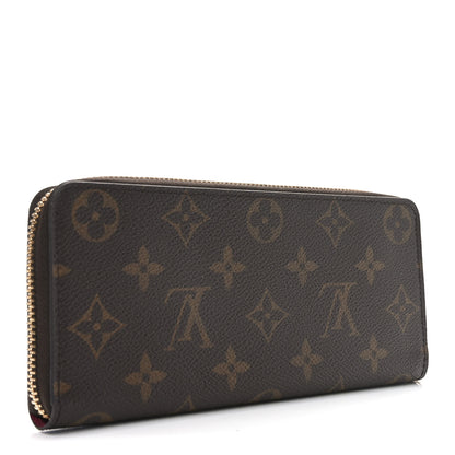 Louis Vuitton Monogram Clemence Wallet Fuchsia 3 of 6