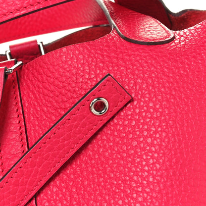 Hermes Taurillon Clemence Picotin Lock 18 PM Rose Extreme 9 of 10