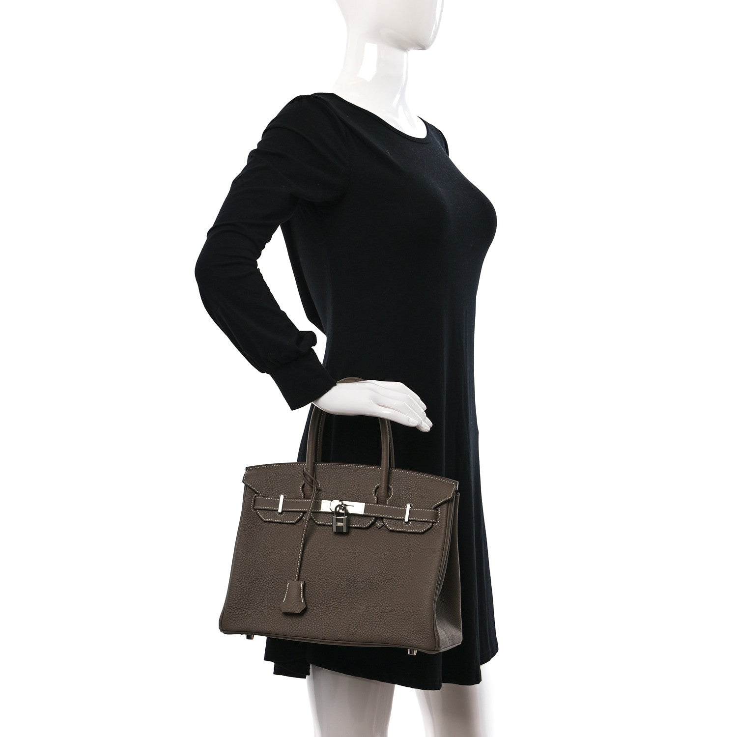 Hermes Togo Birkin 30 Etoupe 2 of 13