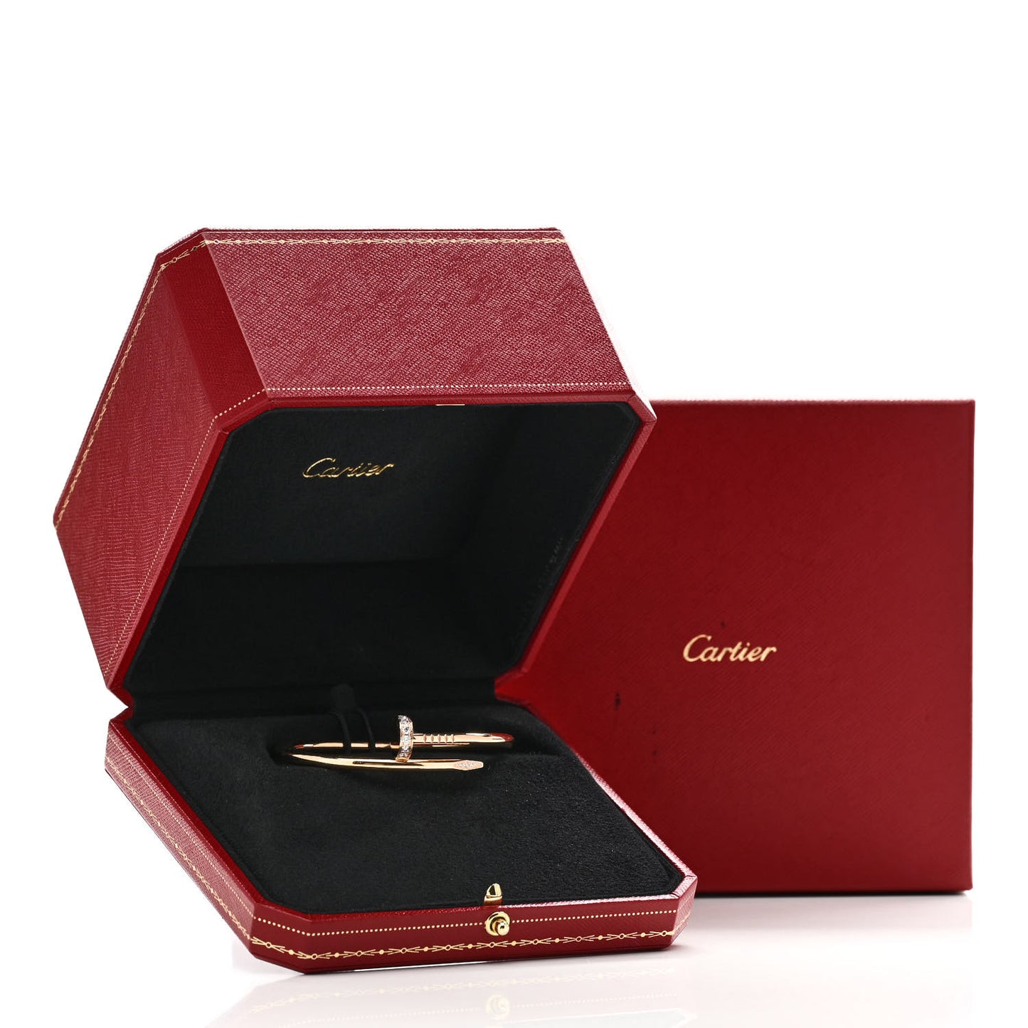 18K Pink Gold Diamond Juste Un Clou Bracelet 16