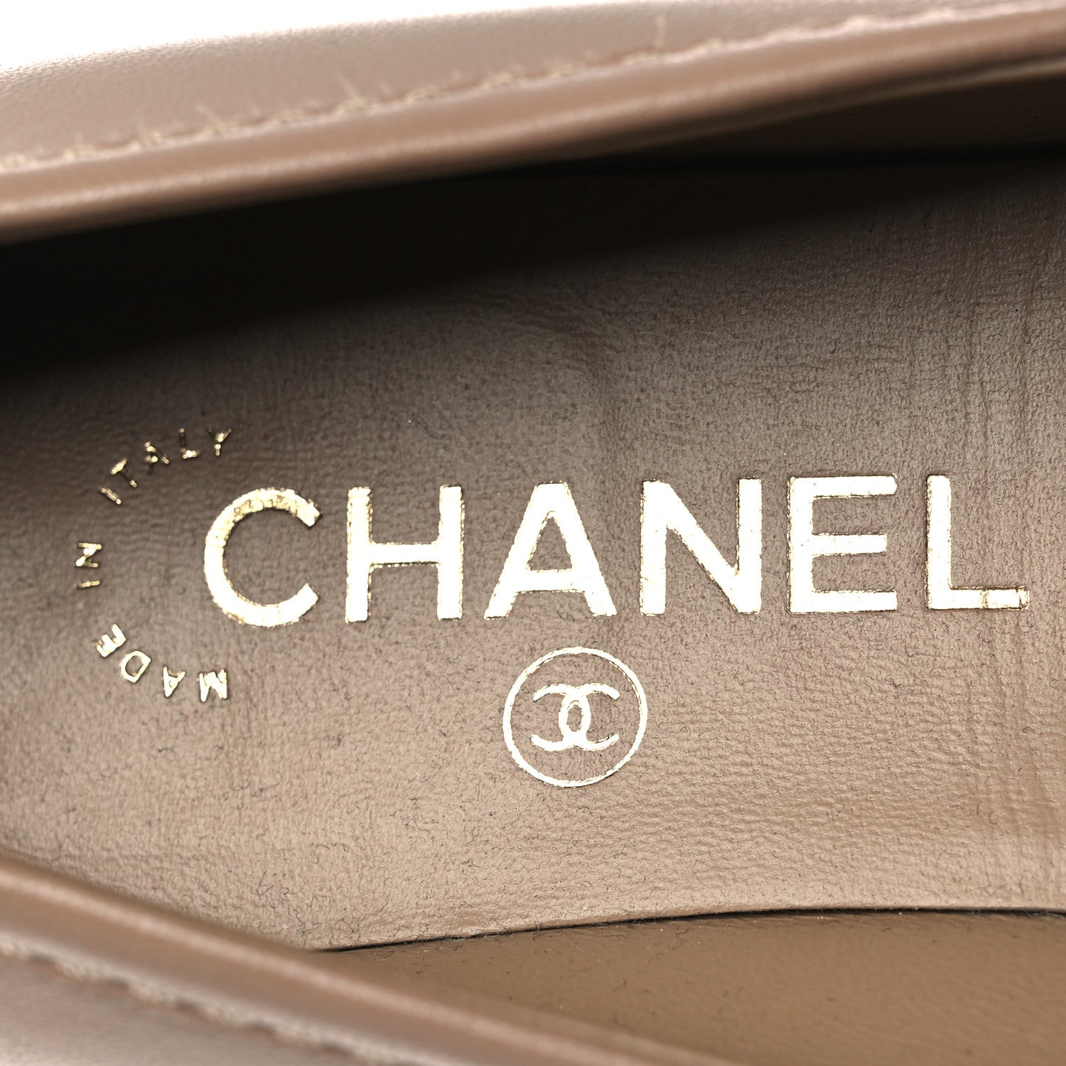 Chanel Lambskin Quilted CC Turnlock Loafers 40 Beige 9 of 10