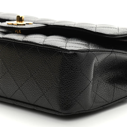Chanel Caviar Quilted Medium Double Flap Black 9 of 9