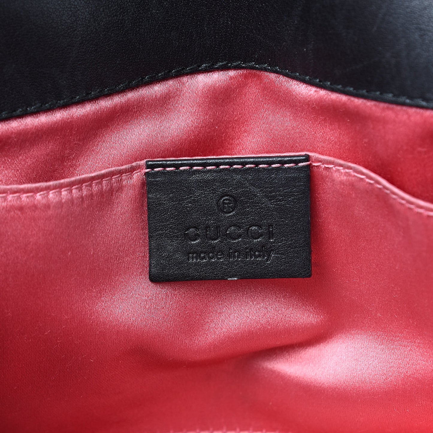 Velvet Matelasse Mini GG Marmont Shoulder Bag Black